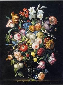 unknow artist Floral, beautiful classical still life of flowers 09 oil painting image